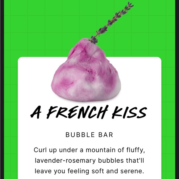 Lush A French Kiss bubble bar from the April 2024 kitchen box - Picture 4 of 4